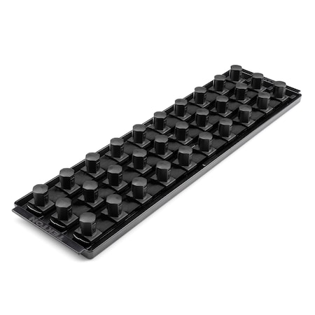 Tekton 3/4 Inch Drive 3-Rail Socket Organizer Set, Black (30-Tool) - OST37230